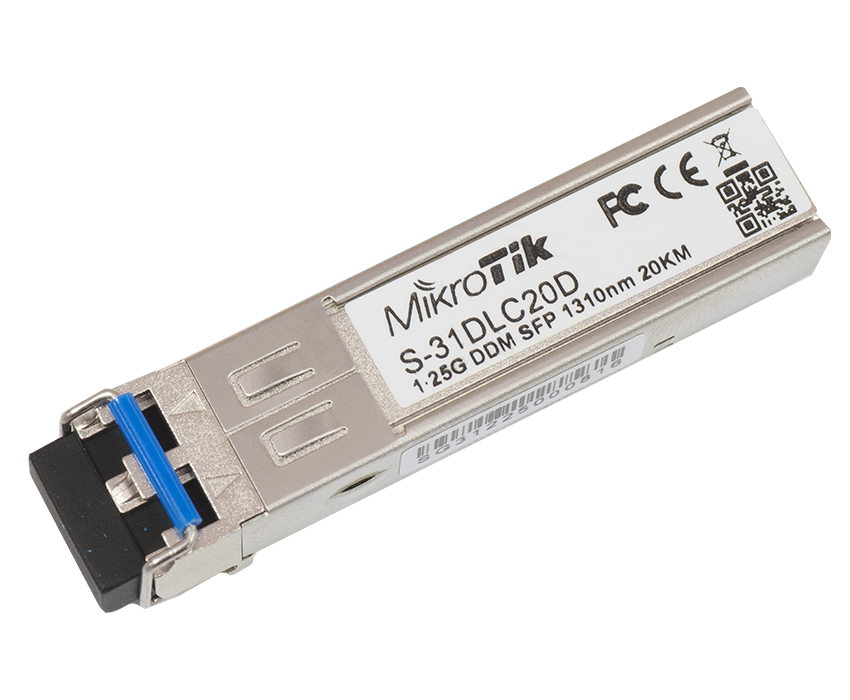 You Recently Viewed MikroTik S-31DLC20D RouterBoard 1000BASE-EX SFP Module  Image